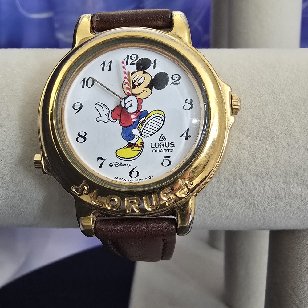 Lorus Musical Mickey Mouse Women's Watch RARE-EUC